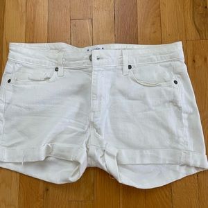 Paige Denim Folded Over Shorts